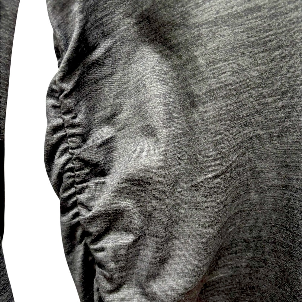 NWT Free People Movement Black Long Sleeve Ruched Seam Activewear Women’s Small - Picture 4 of 10